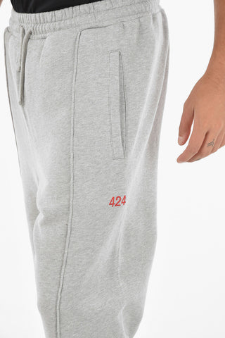 Pantaloni Jogger con Logo Ricamato