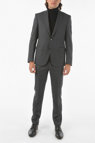 CC COLLECTION Virgin Wool RIGHT Suit with Iconic Beetle Brooch