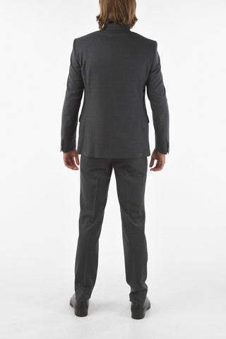 CC COLLECTION Virgin Wool RIGHT Suit with Iconic Beetle Brooch