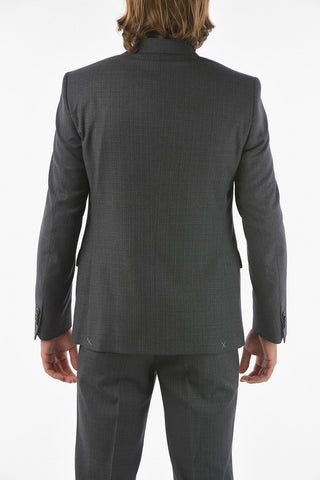 CC COLLECTION Virgin Wool RIGHT Suit with Iconic Beetle Brooch