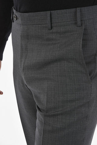 CC COLLECTION Virgin Wool RIGHT Suit with Iconic Beetle Brooch