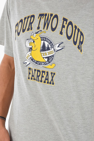 Crewneck T-shirt with Logo Print