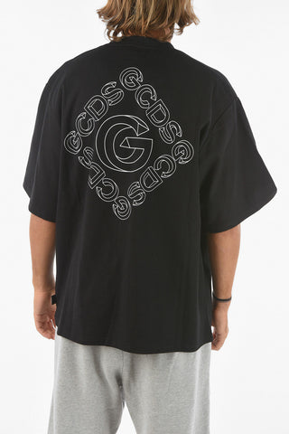 Oversized Crewneck T-shirt with Logo Print