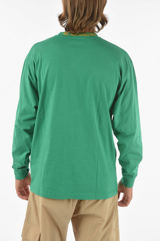 Long-sleeved Breast-pocket ACADEMY CREST T-shirt