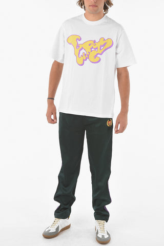 Crewneck WILD STYLE T-shirt with Lettering Print