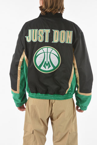 Bomber NBA Reversibile con Fodera in Velluto