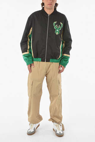 Bomber NBA Reversibile con Fodera in Velluto