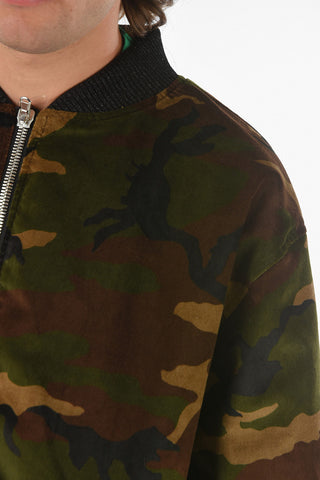 Bomber NBA Reversibile con Fodera in Velluto