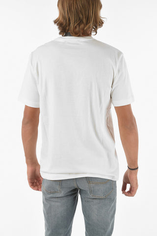 Crew-Neck ILESANDI T-shirt with Sketch Embroidery