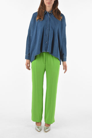 Long Sleeved Denim Asymmetric Shirt MM6