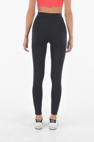 Printed Logo Recycled Scuba Leggings