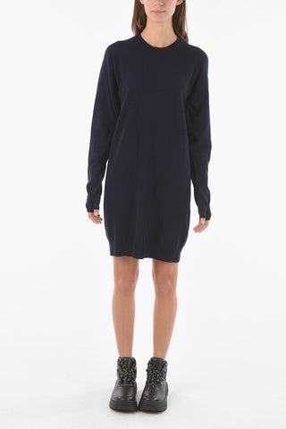 MM4 Crew Neck Wool and Cashmere Dress