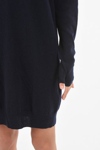 MM4 Crew Neck Wool and Cashmere Dress