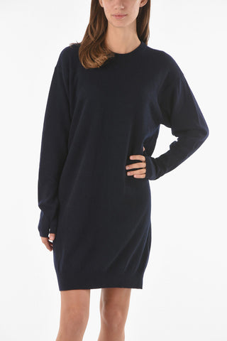 MM4 Crew Neck Wool and Cashmere Dress