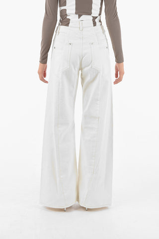 MM1 Jeans Wide con Cuciture a Vista