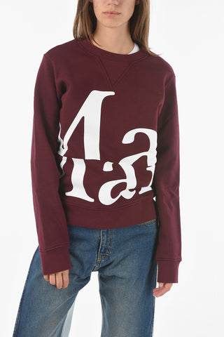 MM1 felpa girocollo con logo stampato