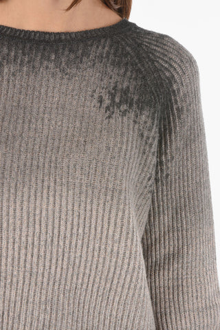 Maglia Girocollo in Misto Lana Sfumata
