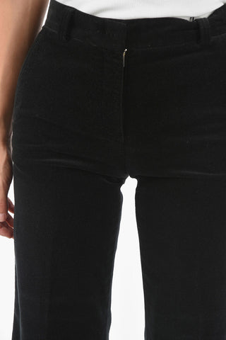 Pantaloni Boot Cut MELODY In Velour A Costine