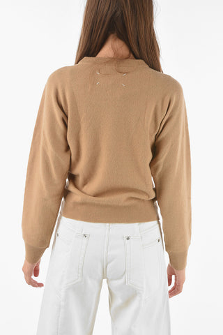 MM4 maglia girocollo in lana e cashmere