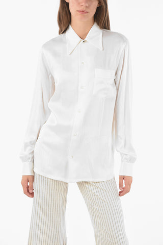 MM1 solid color shirt with breast pocket
