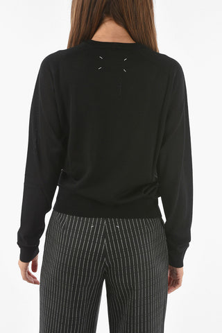 MM4 wool crew-neck sweater