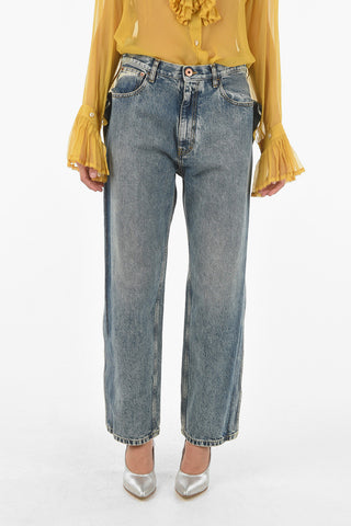 MM1 Jeans a 5 Tasche Acid Wash  a Vita Bassa