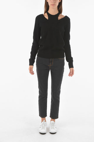 Shaker-knit Layered Cashmere Sweater
