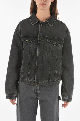 MM1 giubbotto in denim con doppio taschino