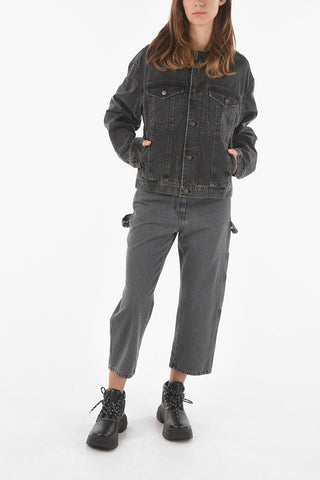 MM1 giubbotto in denim con doppio taschino