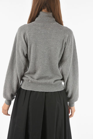 MM4 Maglia a Collo Alto in Lana e Cashmere