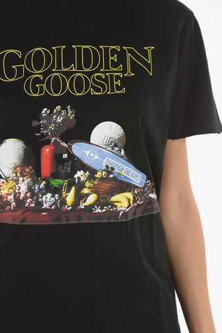 T-Shirt Girocollo THROUGH THE WAVES in Cotone