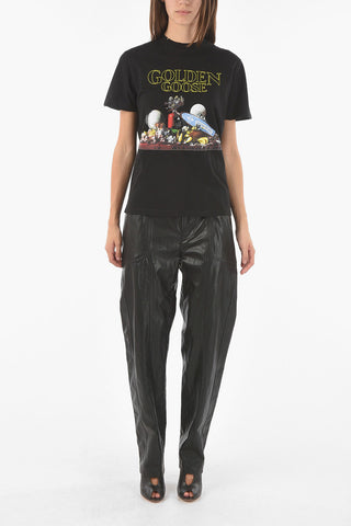 T-Shirt Girocollo THROUGH THE WAVES in Cotone