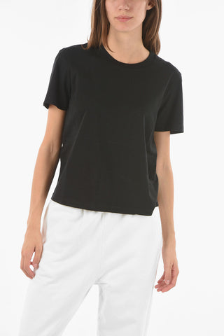 MM6 solid color crew-neck t-shirt