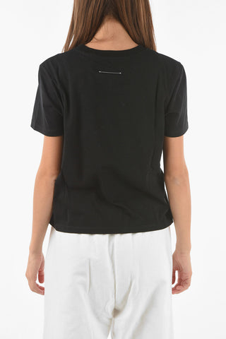 MM6 solid color crew-neck t-shirt