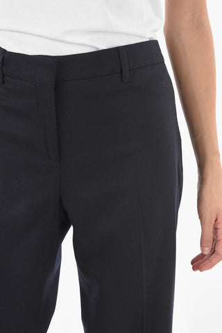 Cuffed Wool Pants