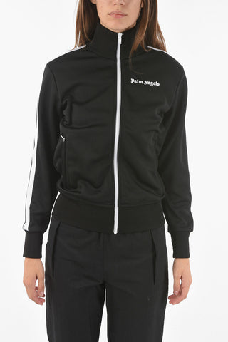 Zip-up CLASSIC TRACK Sweatshirt with Contrasting Side Bands