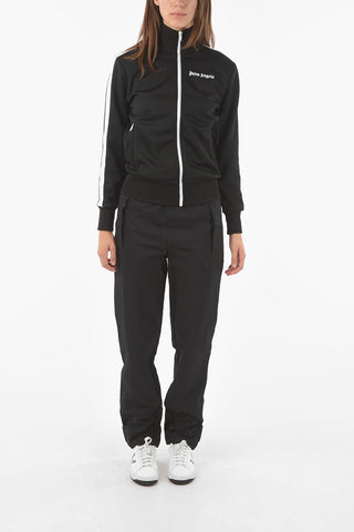 Zip-up CLASSIC TRACK Sweatshirt with Contrasting Side Bands