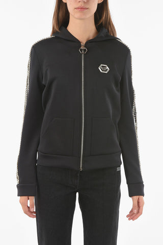 COUTURE Side Crystal Band NOT WRONG Hoodie