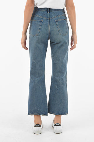 5 Pocket Cropped Fit Side Seamed Denims