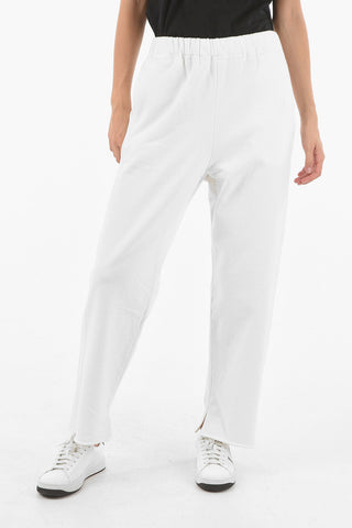 MM6 drawstring waist solid color joggers