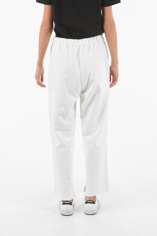 MM6 drawstring waist solid color joggers
