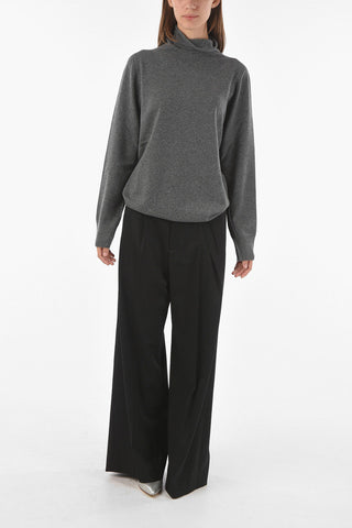 MM4 Cashmere Oversized Fit Turtleneck Sweater