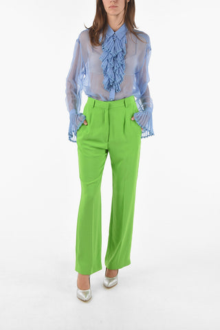 MM6 High Waist 3 Pockets Palazzo Pants
