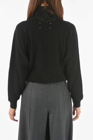 MM4 maglia in lana e cashmere a collo alto