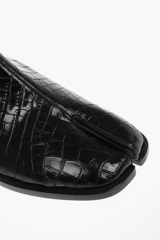MM22 Leather Crocodile Effect TABI Chelsea Boots