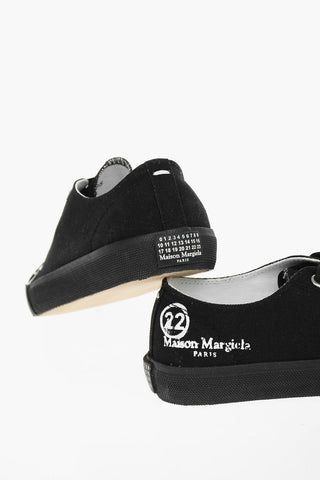 MM22 Painting Effect TABI Low-Top Sneakers
