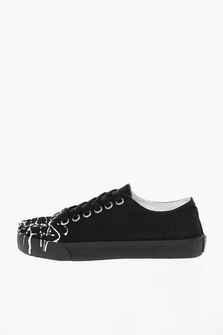 MM22 Painting Effect TABI Low-Top Sneakers