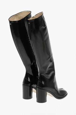 MM22 8,5cm Patent Leather TABI Knee Boots