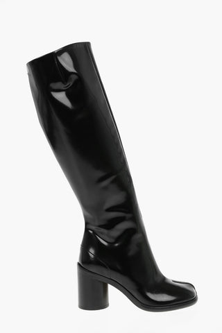 MM22 8,5cm Patent Leather TABI Knee Boots