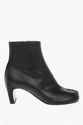 MM22 stivaletti TABI in pelle con zip laterale 6cm